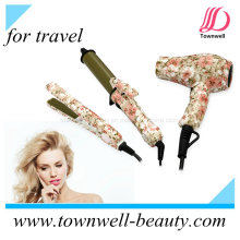 China Factory Mini Set Hair Straightener Curler Dryer for Travel